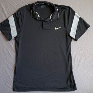 Nike Dri Fit MM Fly Framing Commander Snap Polo Golf Shirt Men's Size L 746074